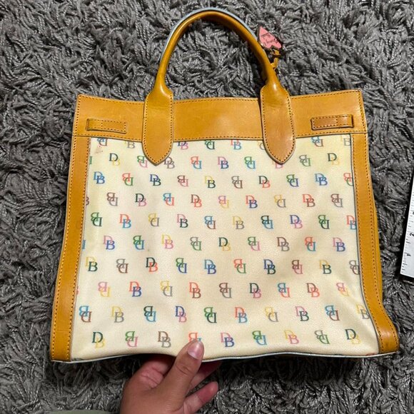 Dooney and Bourke White Monogram Shoulder Bag